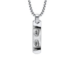 Collar hombre personalizado barra plateada - Mirada