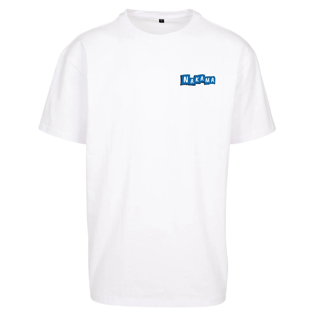 Camiseta Blanca Oversize Unisex Nakama
