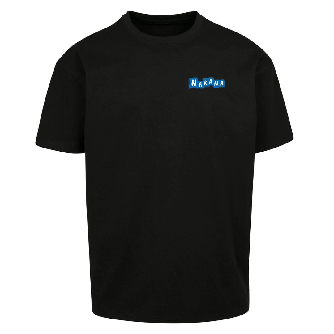 Camiseta Negra Oversize Unisex Nakama