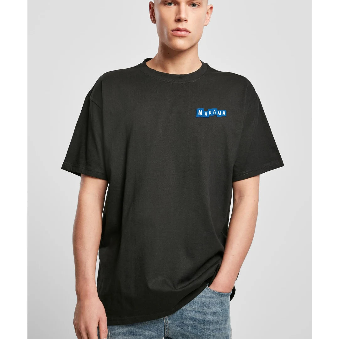 Camiseta Negra Oversize Unisex Nakama