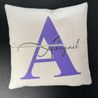 Cojín personalizado con bolsillo lino