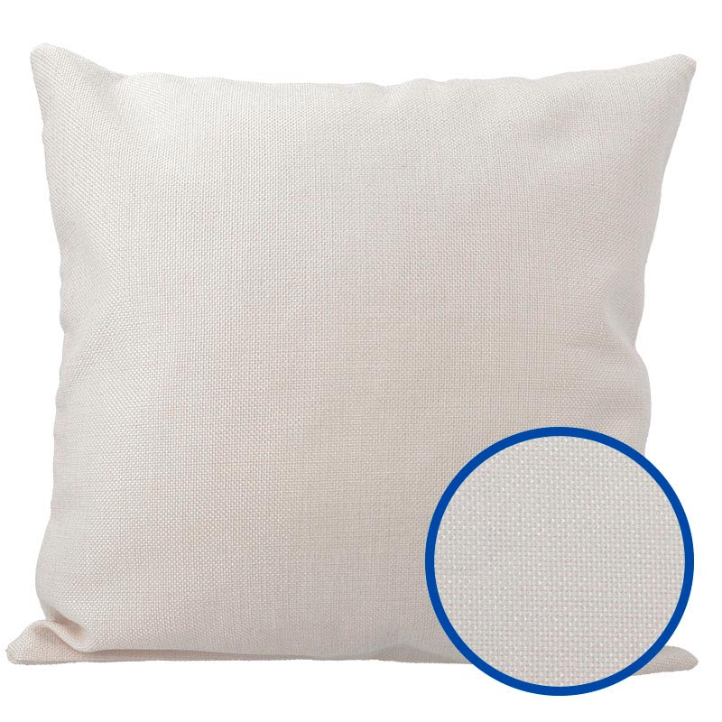 Cojín personalizado con bolsillo lino