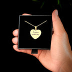 Collar Corazón Personalizado de Acero Inoxidable
