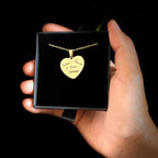 Collar Corazón Personalizado de Acero Inoxidable