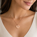Collar Corazón Personalizado de Acero Inoxidable