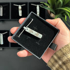 Collar hombre personalizado barra plateada - Mirada